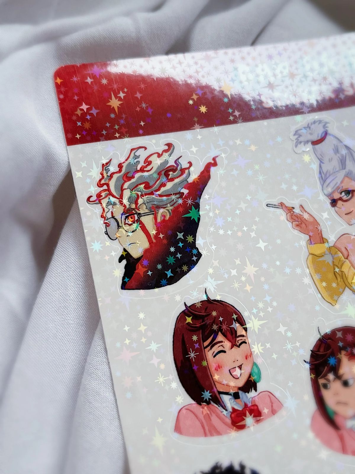Avó Turbo, Rapariga Psíquica & Rapaz Alien — Folha de Stickers #1