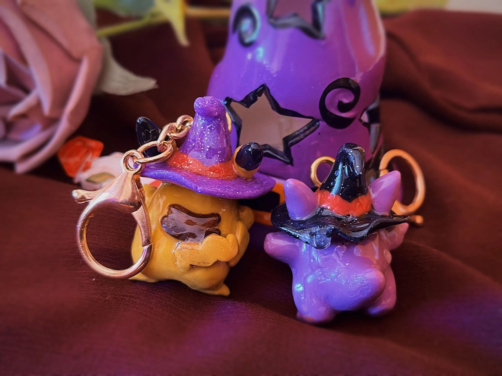 Porta-chaves Pocket Monster — Edição Halloween #2